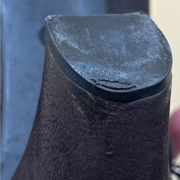 Prada Brown Leather Ankle Boots. Size 38 US 8 - Picture 10 of 12